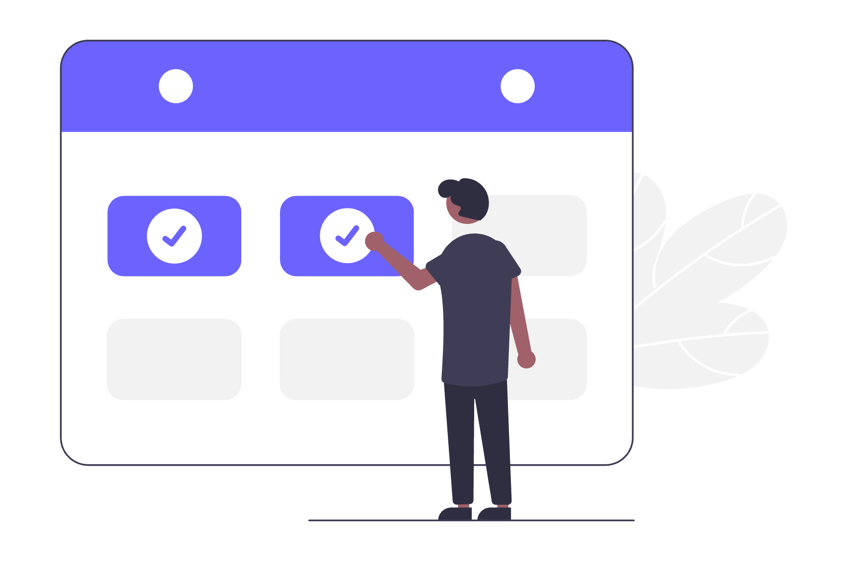 Book the vacant spot